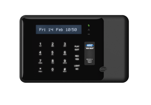 RF Remote Touch Keypad - Black